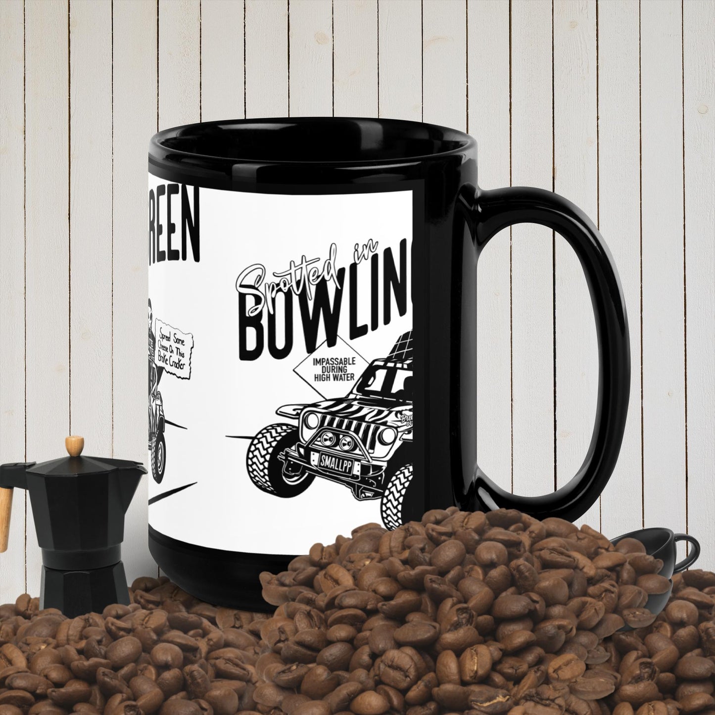 Black Glossy Mug